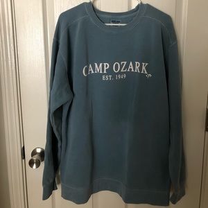 Blue Comfort Colors Sweatshirt- Camp Ozark